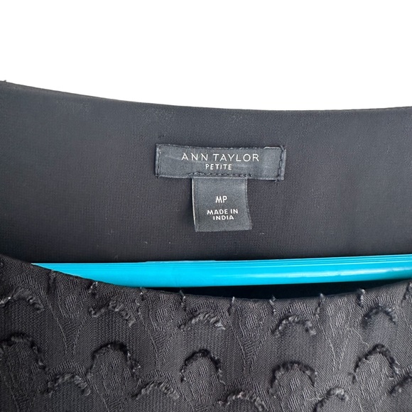 Ann Taylor Long Sleeve Black Blouse Medium P - Picture 5 of 6